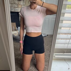 lululemon athletica Pink Crop Top